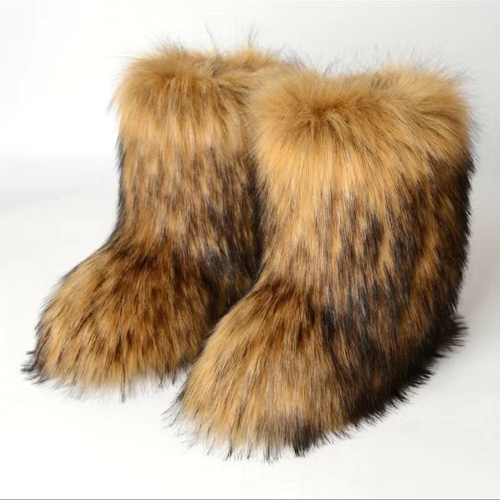 Fur boots